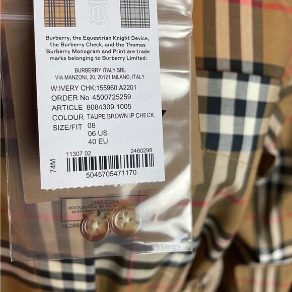 Burberry women’s shirt dress US4 - Picture 4 of 10